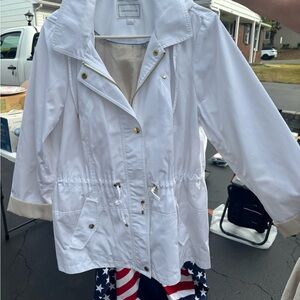 Charter Club White Utility Jacket for Women